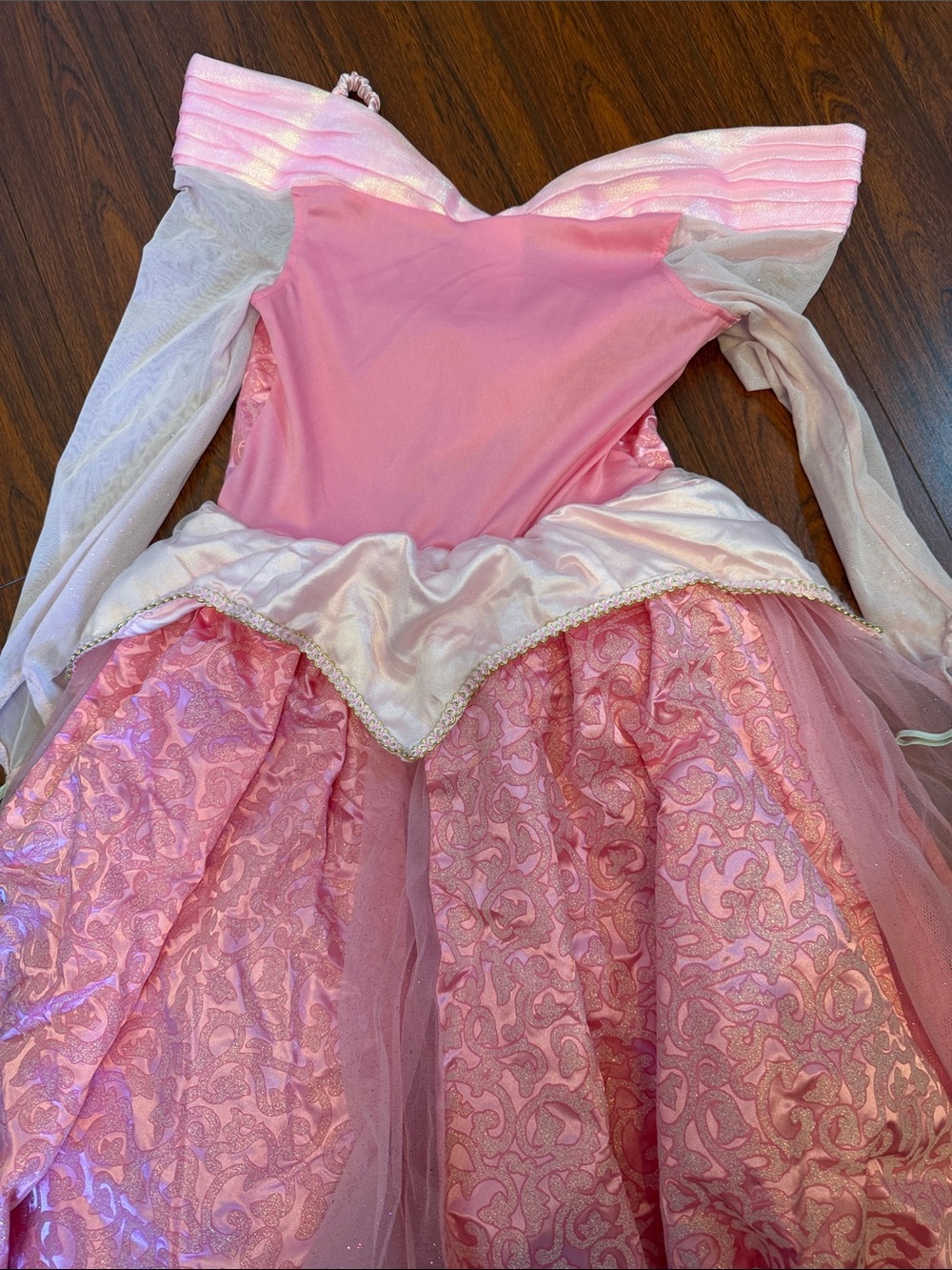Disney Parks Sleeping Beauty Princess Aurora Pink Kids Costume Dress - Picture 12 of 15